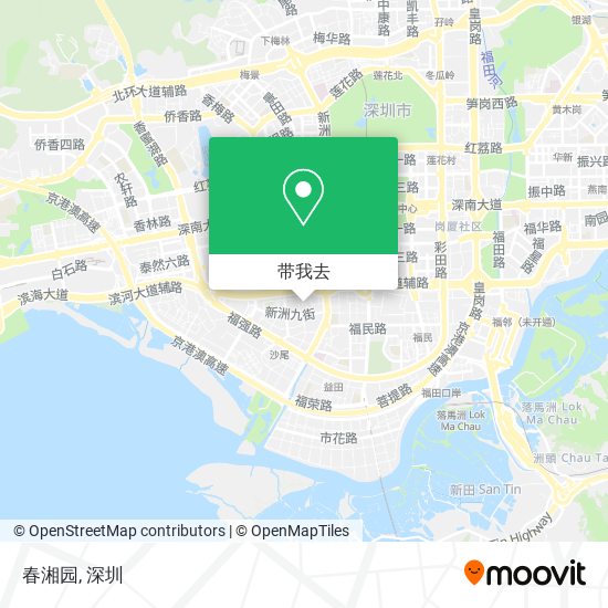 春湘园地图