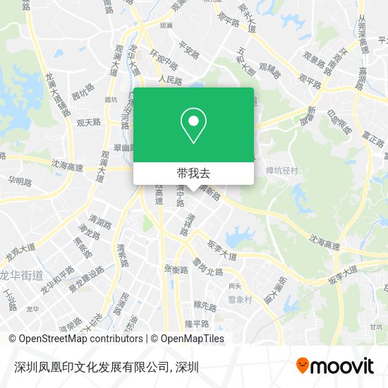 深圳凤凰印文化发展有限公司地图