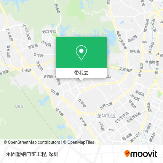 永固塑钢门窗工程地图