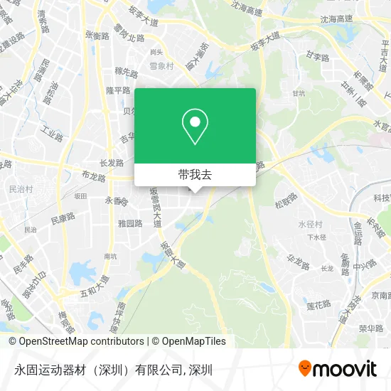 永固运动器材（深圳）有限公司地图