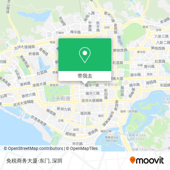 免税商务大厦-东门地图