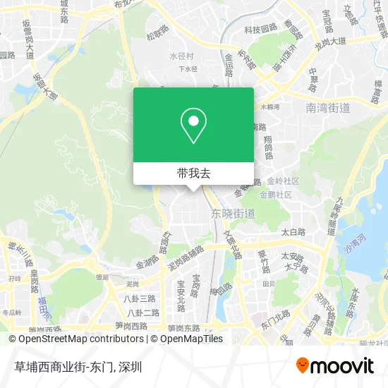 草埔西商业街-东门地图