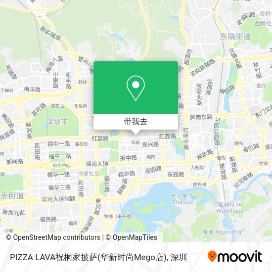 PIZZA LAVA祝桐家披萨(华新时尚Mego店)地图