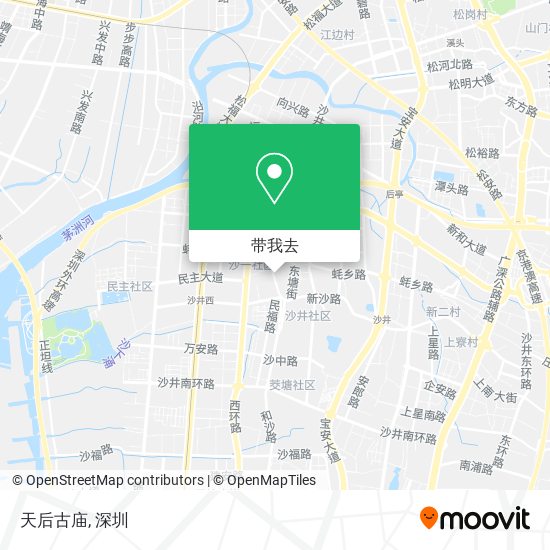 天后古庙地图