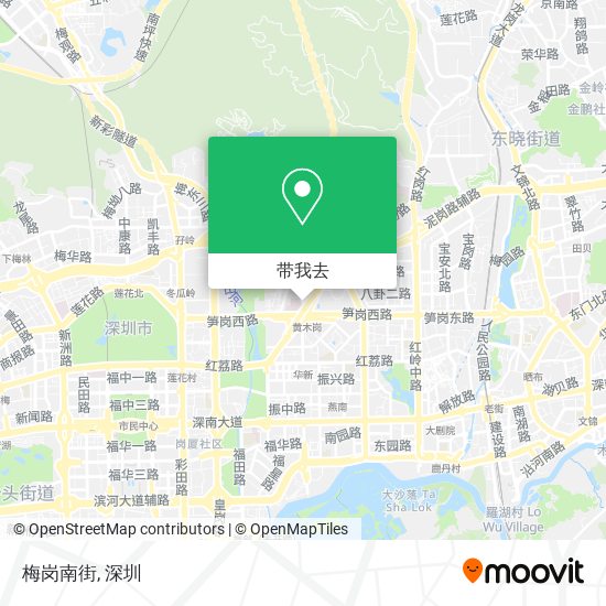 梅岗南街地图