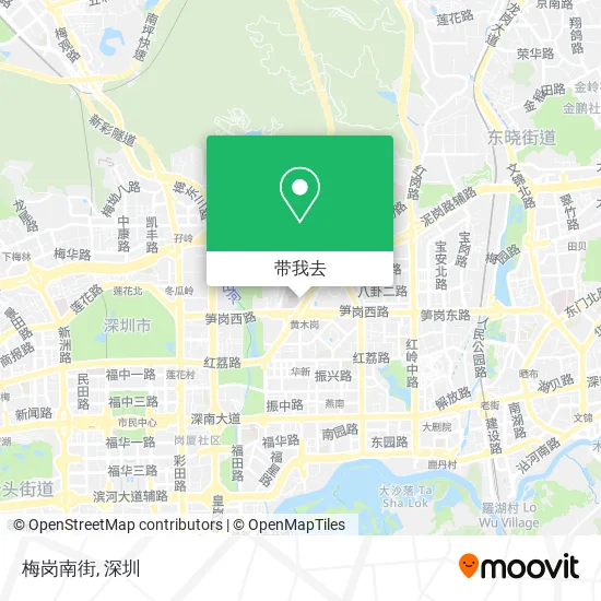 梅岗南街地图