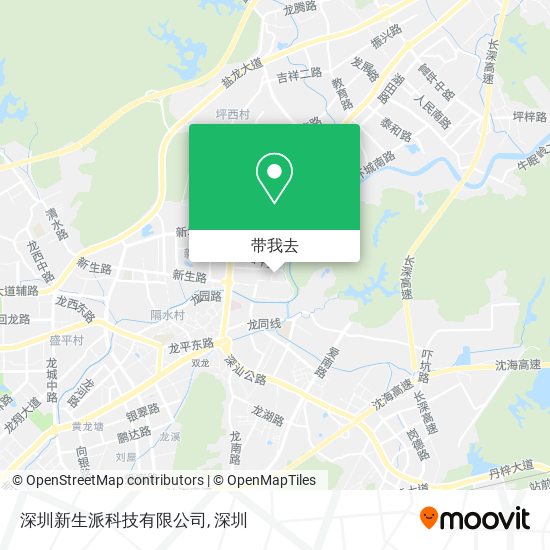 深圳新生派科技有限公司地图