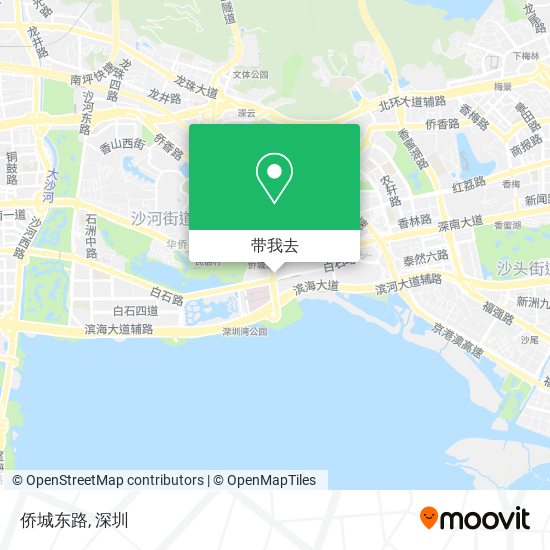 侨城东路地图