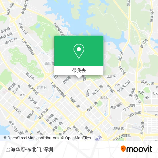 金海华府-东北门地图