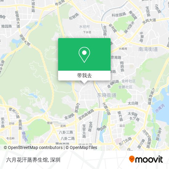六月花汗蒸养生馆地图