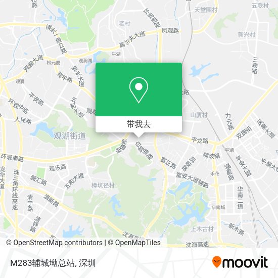 M283辅城坳总站地图