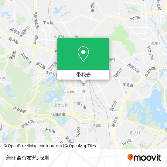新旺窗帘布艺地图