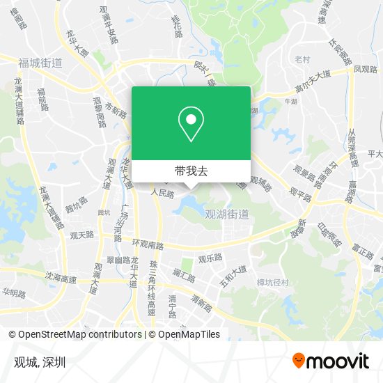 观城地图
