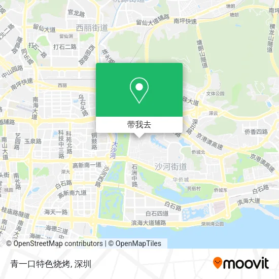 青一口特色烧烤地图