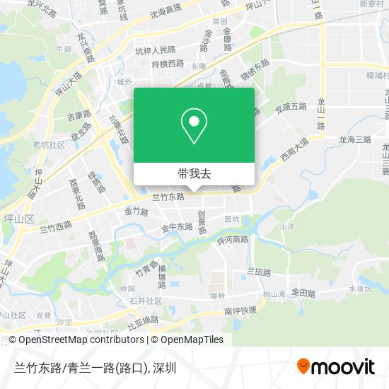 兰竹东路/青兰一路(路口)地图