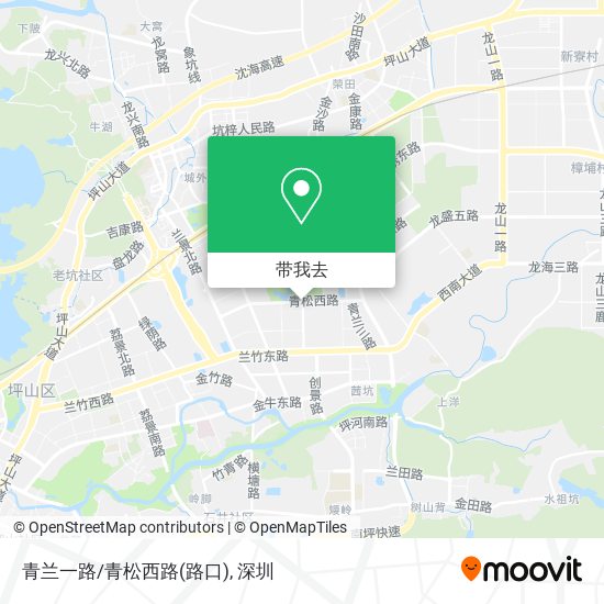 青兰一路/青松西路(路口)地图