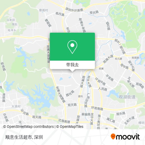 顺意生活超市地图