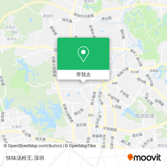 快味汤粉王地图