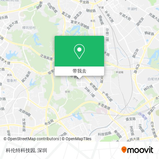 科伦特科技园地图