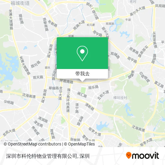 深圳市科伦特物业管理有限公司地图