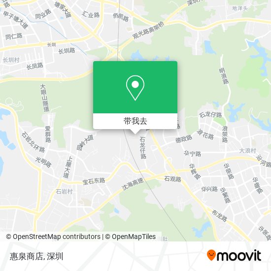 惠泉商店地图
