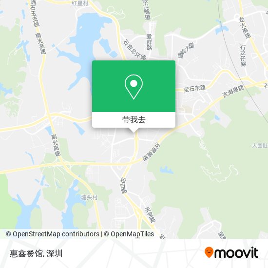 惠鑫餐馆地图