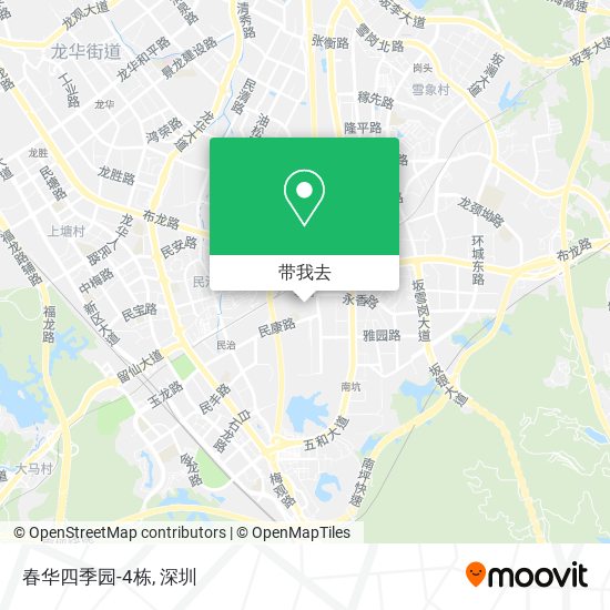 春华四季园-4栋地图