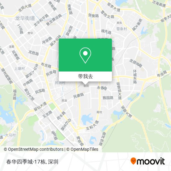 春华四季城-17栋地图