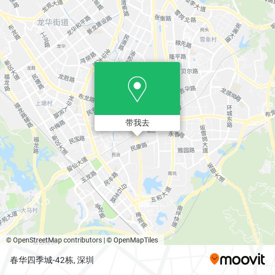 春华四季城-42栋地图