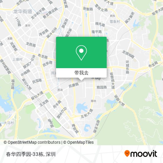 春华四季园-33栋地图