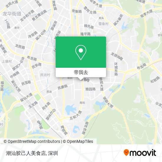 潮汕胶己人美食店地图