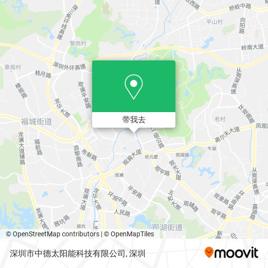 深圳市中德太阳能科技有限公司地图