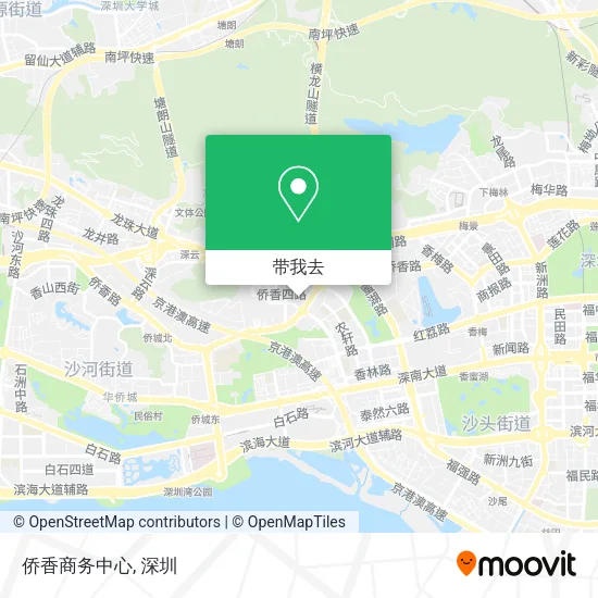 侨香商务中心地图