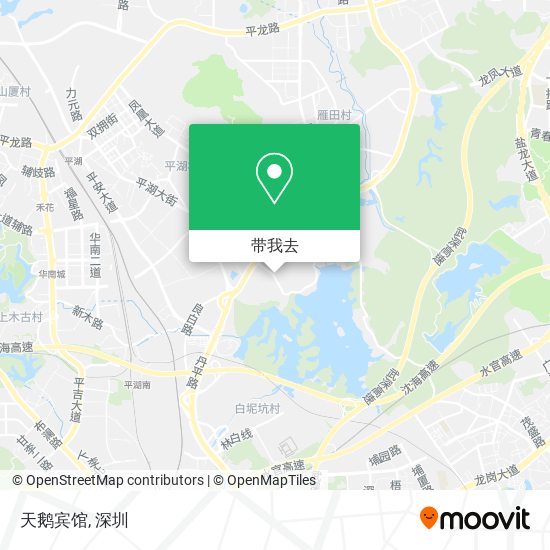 天鹅宾馆地图