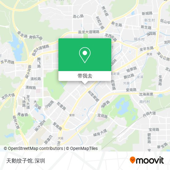 天鹅饺子馆地图