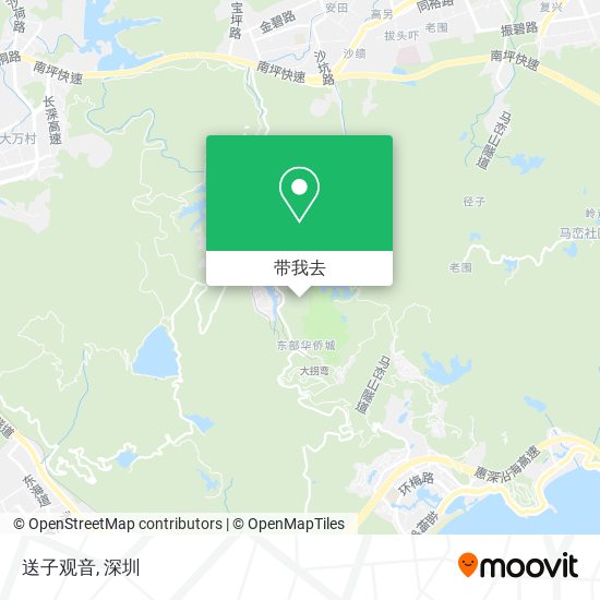 送子观音地图