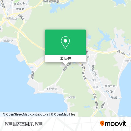 深圳国家基因库地图