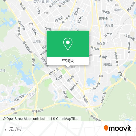 汇港地图