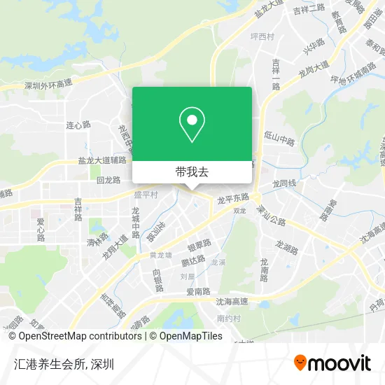 汇港养生会所地图