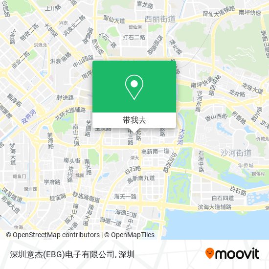 深圳意杰(EBG)电子有限公司地图