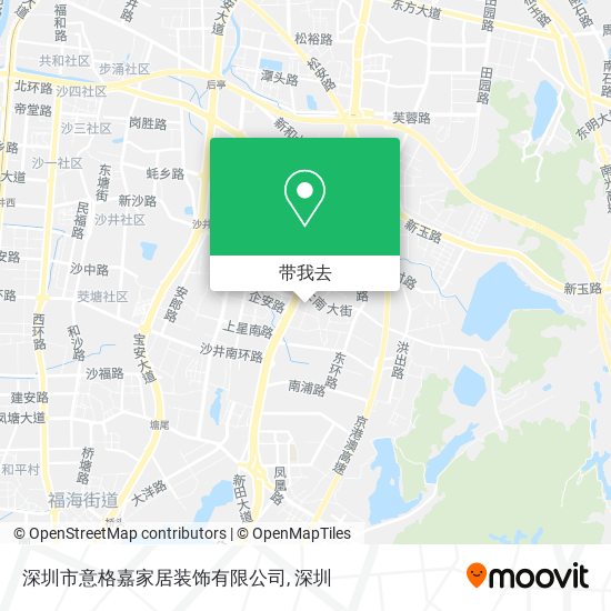 深圳市意格嘉家居装饰有限公司地图