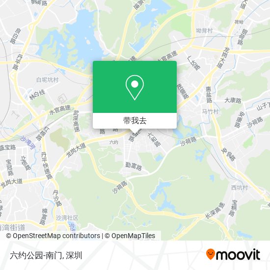 六约公园-南门地图