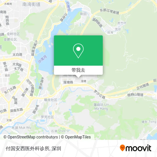 付国安西医外科诊所地图