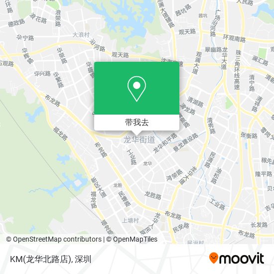 KM(龙华北路店)地图