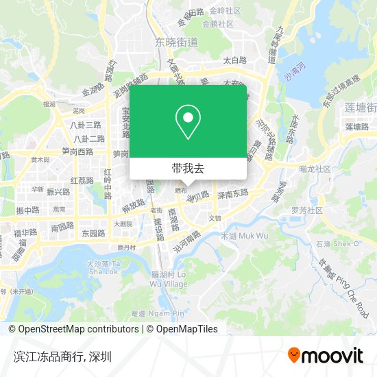 滨江冻品商行地图