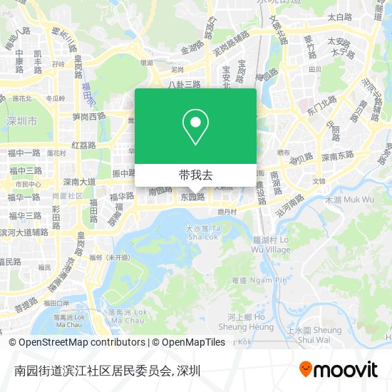 南园街道滨江社区居民委员会地图