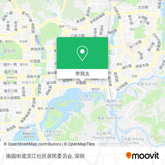 南园街道滨江社区居民委员会地图