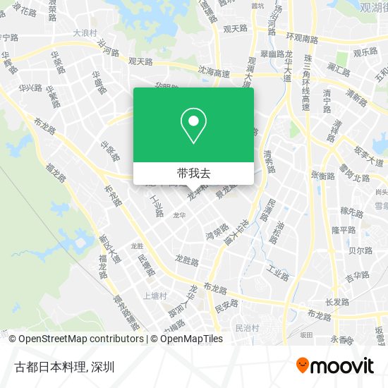 古都日本料理地图