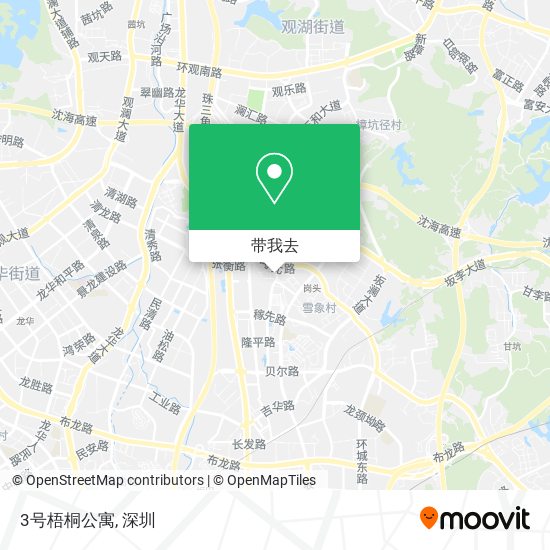3号梧桐公寓地图