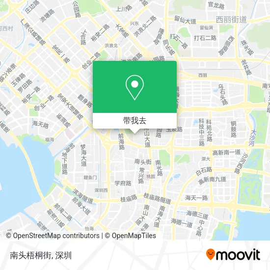 南头梧桐街地图